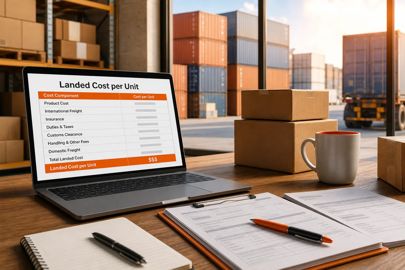 Landed Cost per Unit: Formula and Examples cover image
